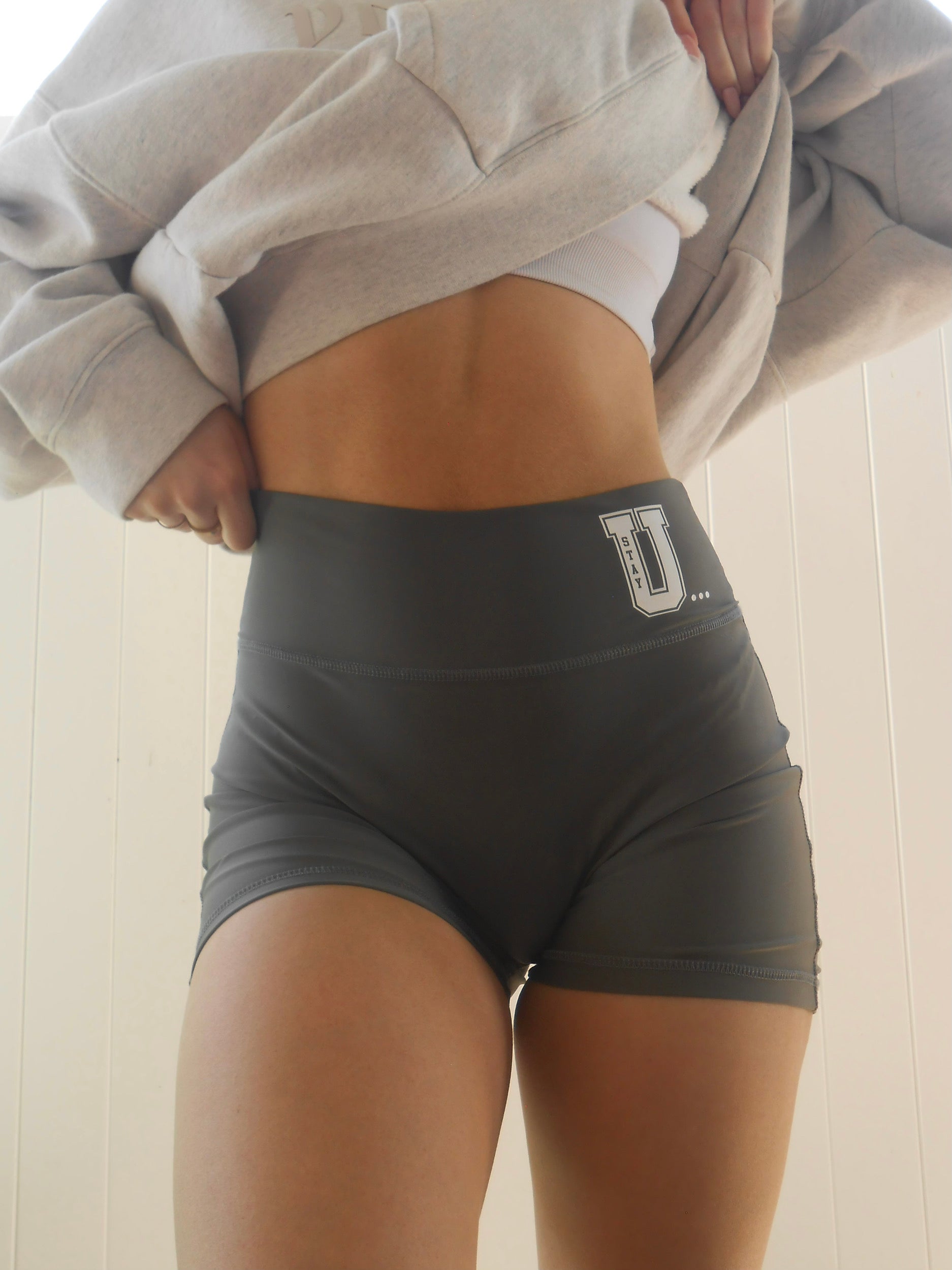 "SHOOT FOR THE STARS" Women Compression Gym Shorts